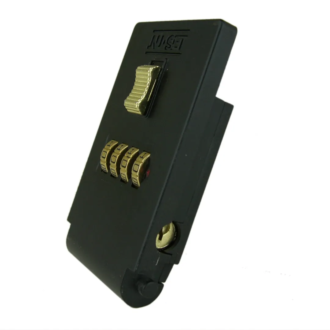 NUSET 4-NUMBER COMBINATION LOCKBOX, Wall Mount