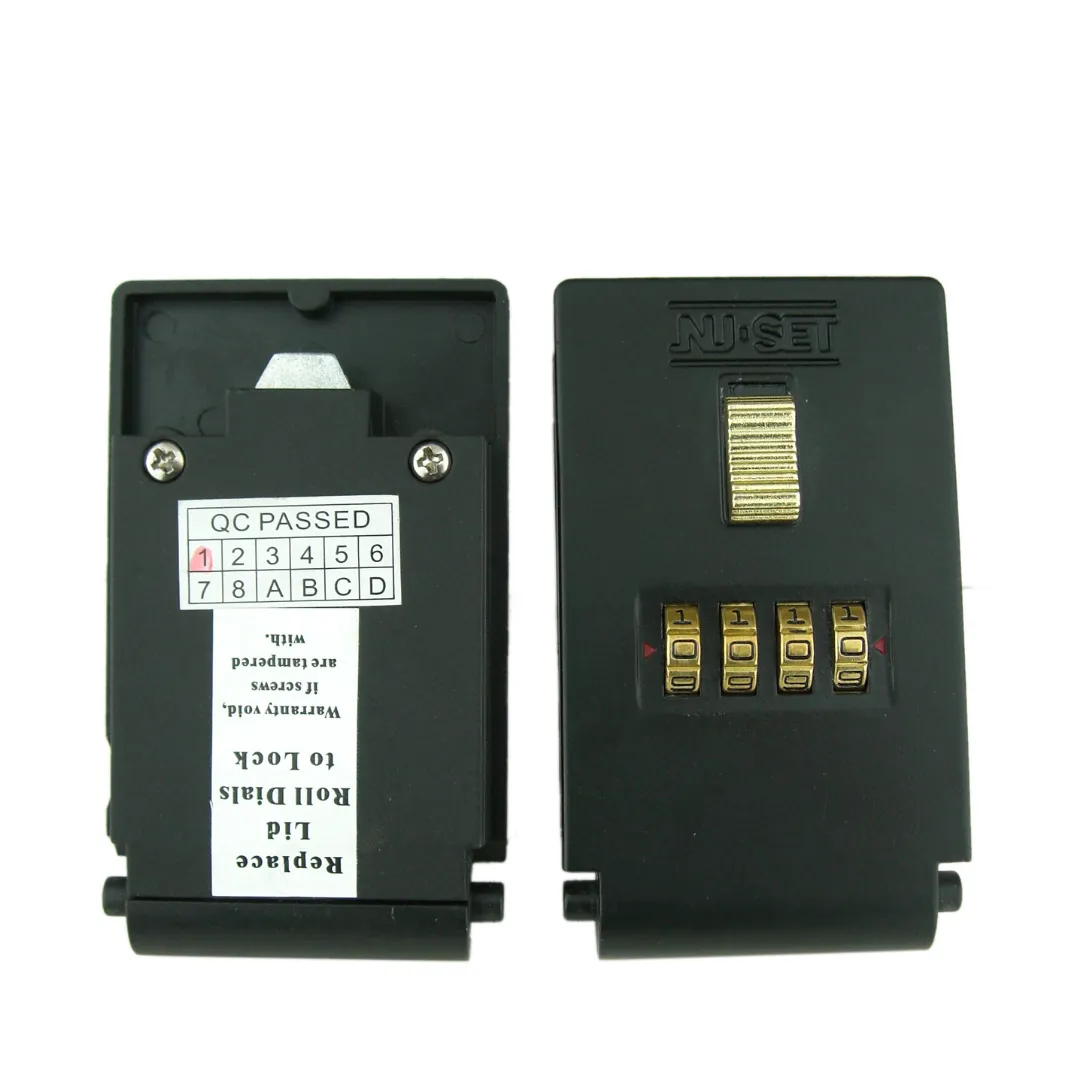 NUSET 4-NUMBER COMBINATION LOCKBOX, Wall Mount
