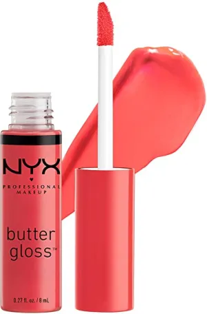 NYX Professional Makeup Butter Gloss, Pink Buttercream, 0.27 Fluid Ounce