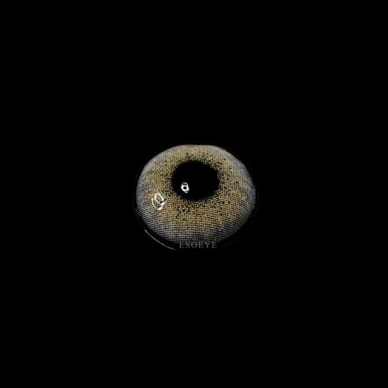 Ocean Cyan-Grey Colored Contact Lenses Prescription Yearly