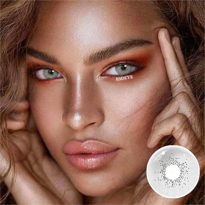 Ocean Gray Colored Contact Lenses Yearly