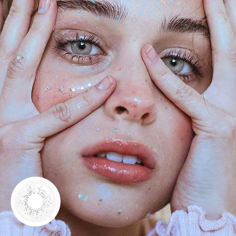 Ocean Gray Colored Contact Lenses Yearly
