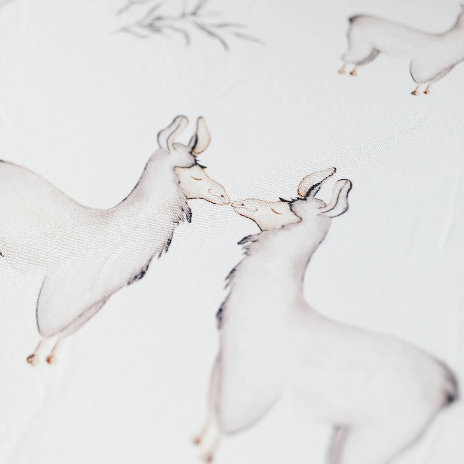 Oilo Llama Jersey Changing Pad Cover