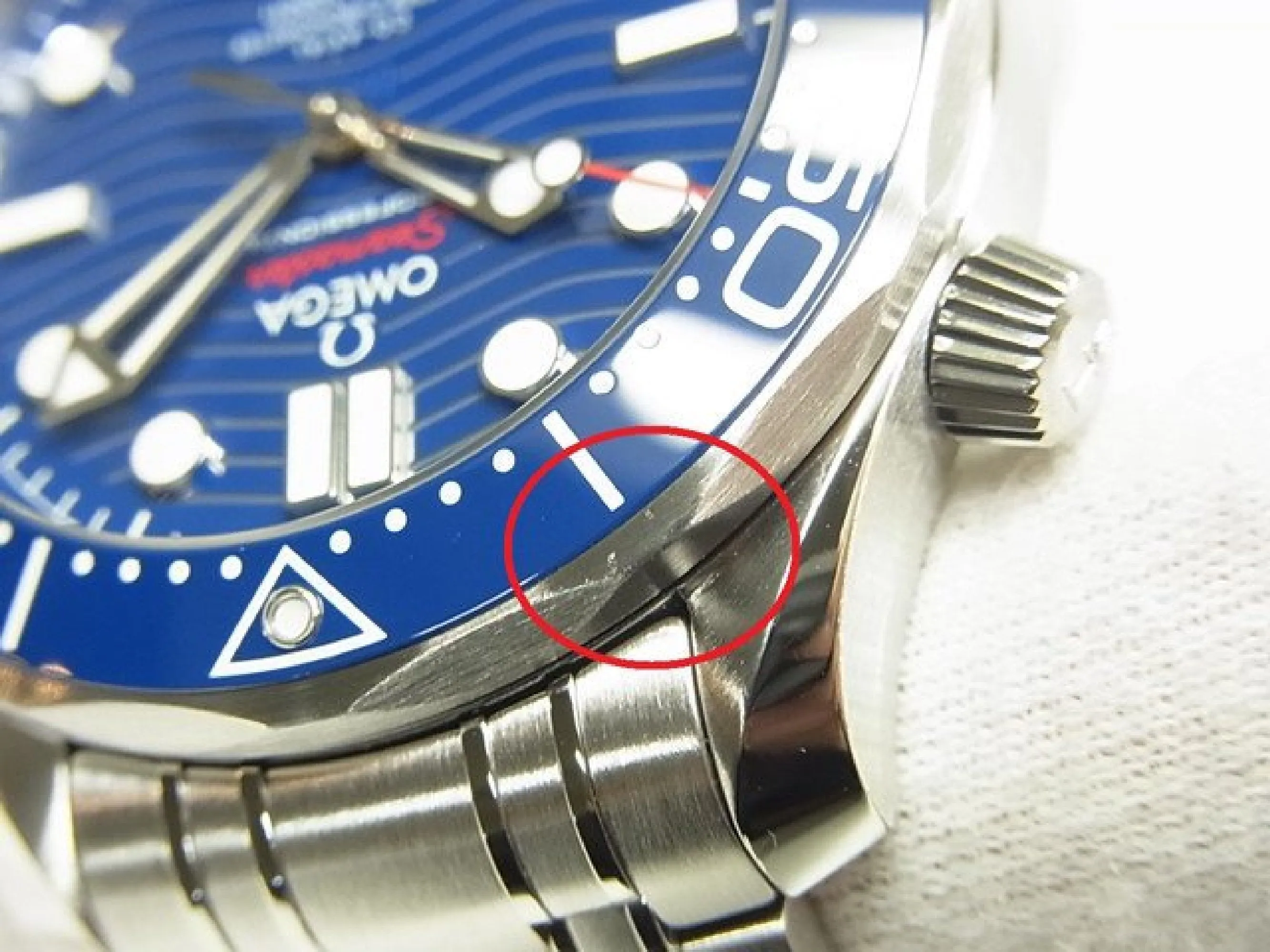 OMEGA SEA MASTER Divers300M Co-Axial Master Chrono meter 42 MM blue Dial Genuine goods Mens 184922826