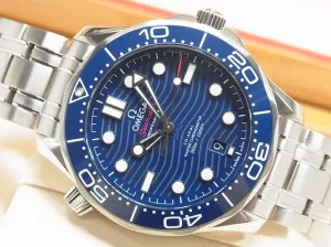 OMEGA SEA MASTER Divers300M Co-Axial Master Chrono meter 42 MM blue Dial Genuine goods Mens 184922826