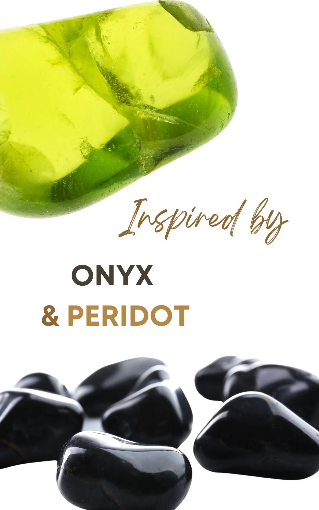 Onyx & Peridot Blend 1/4 oz Gemstone Perfume Oil Concentrate Roll-On by Sage
