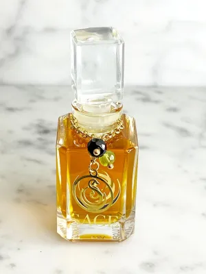 Onyx & Peridot Blend Vanity Bottle by Sage, Pure Perfume Oil Concentrate