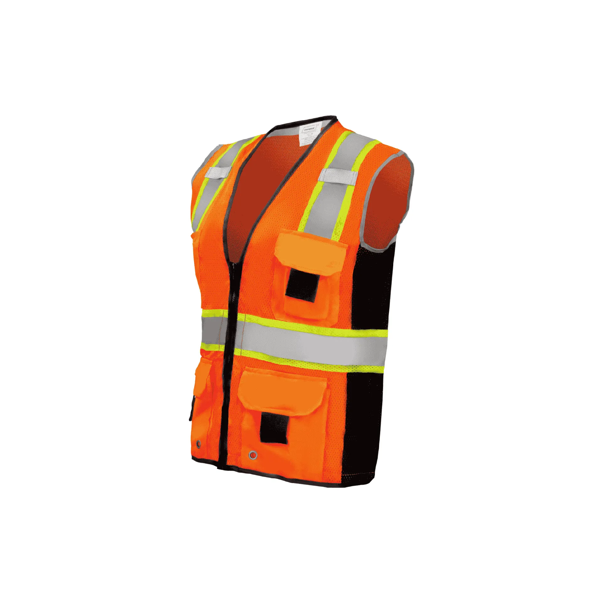 Orange Class 2 Safety Vest (11 Pockets)
