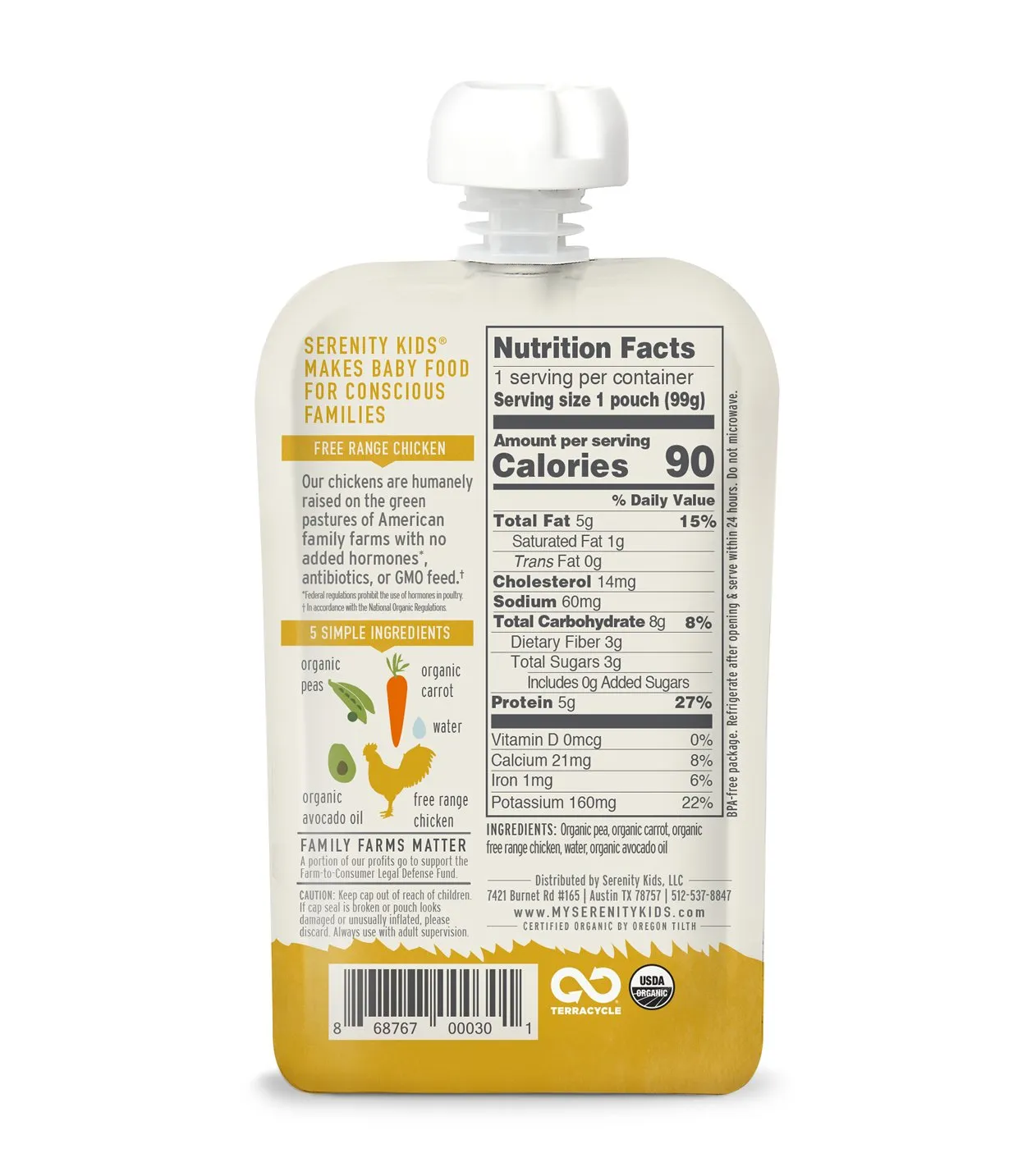 Organic Ethically Sourced Meats Baby Food Variety Pack
