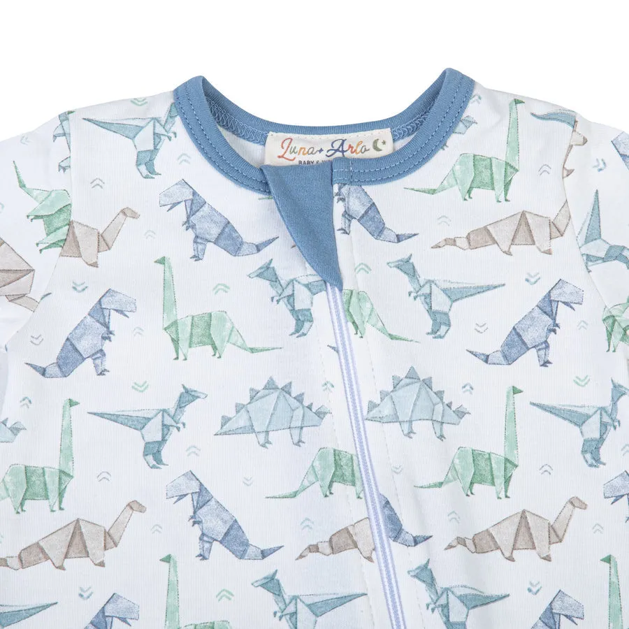 Origami Dinos Zip Footie