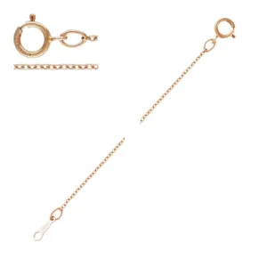 Oval (Compact) Necklace in 14ct Pink Gold Filled (1.2mm)