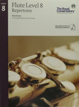 Overtones: A Comprehensive Flute Series Flute Repertoire 8 with Online Access