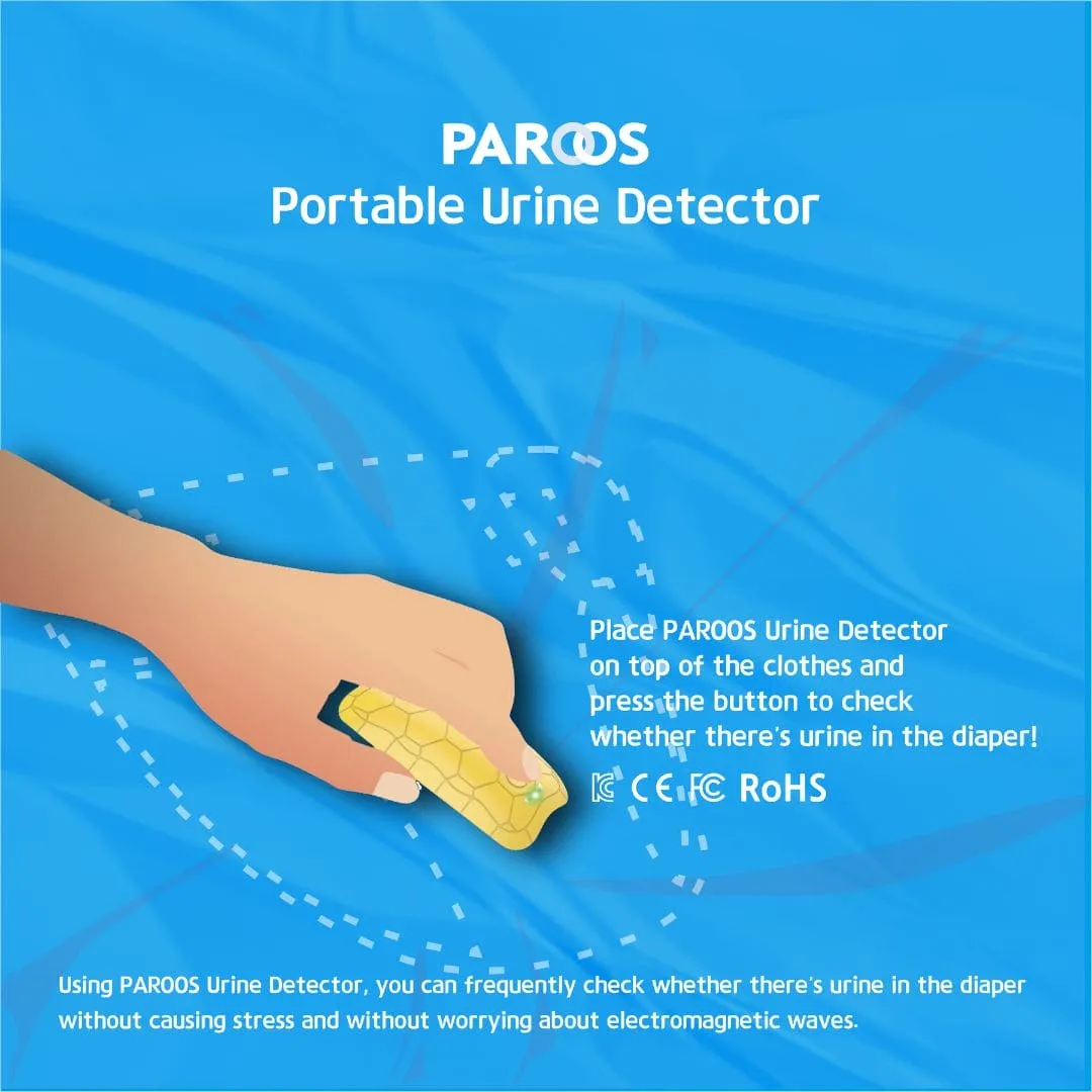 Paroos Portable Urine Detector with Clothes On (Yellow)