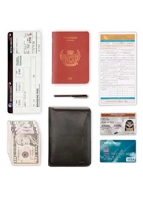 Passport Sleeve Black