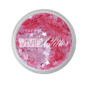 Pastel Pink Stars Glitter