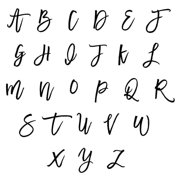 Patterned Script Keychain (WS)