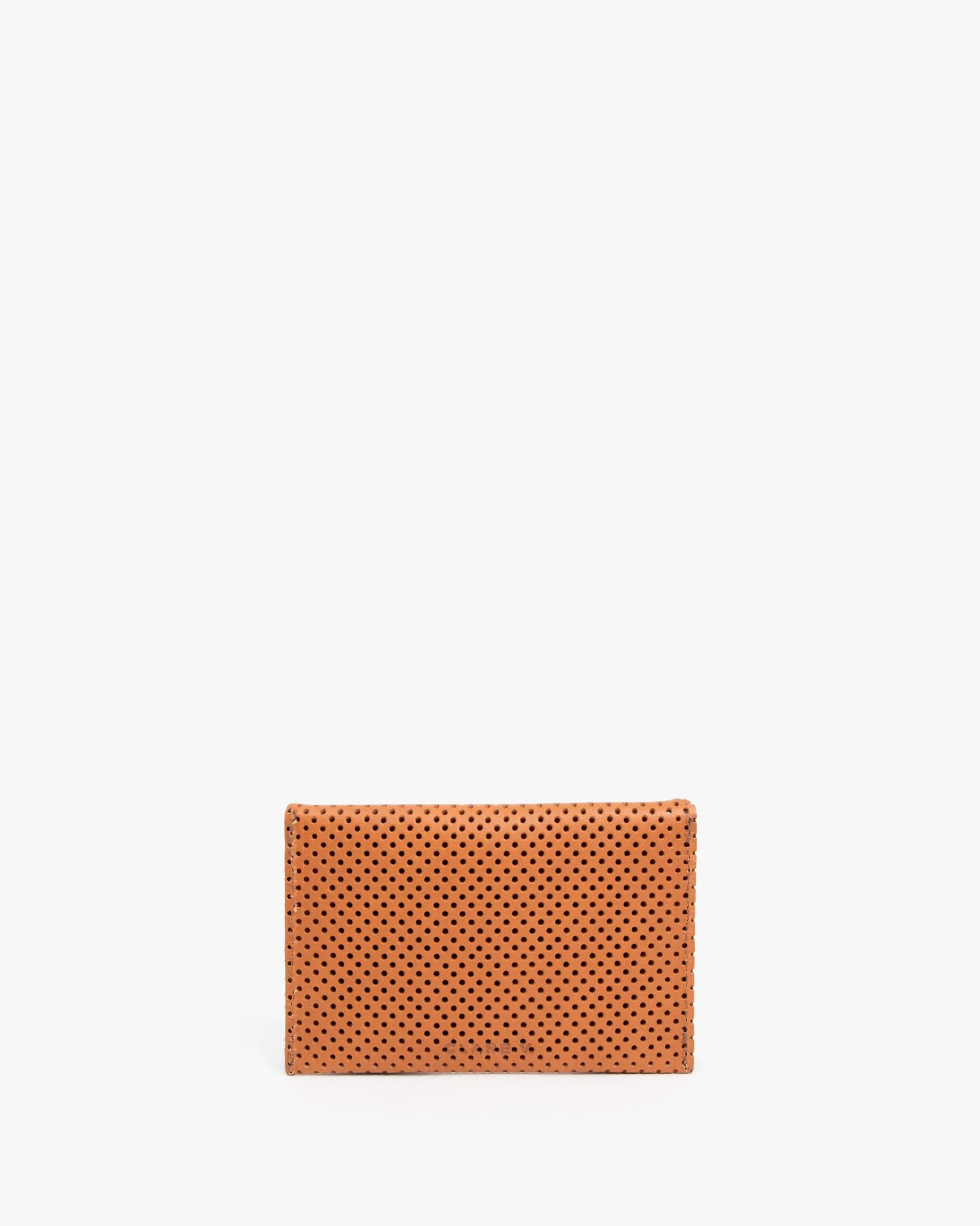 Perforated Card Envelope in Cuoio