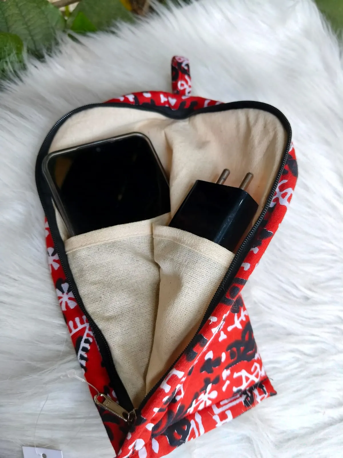 Phone Holder Madras Checks