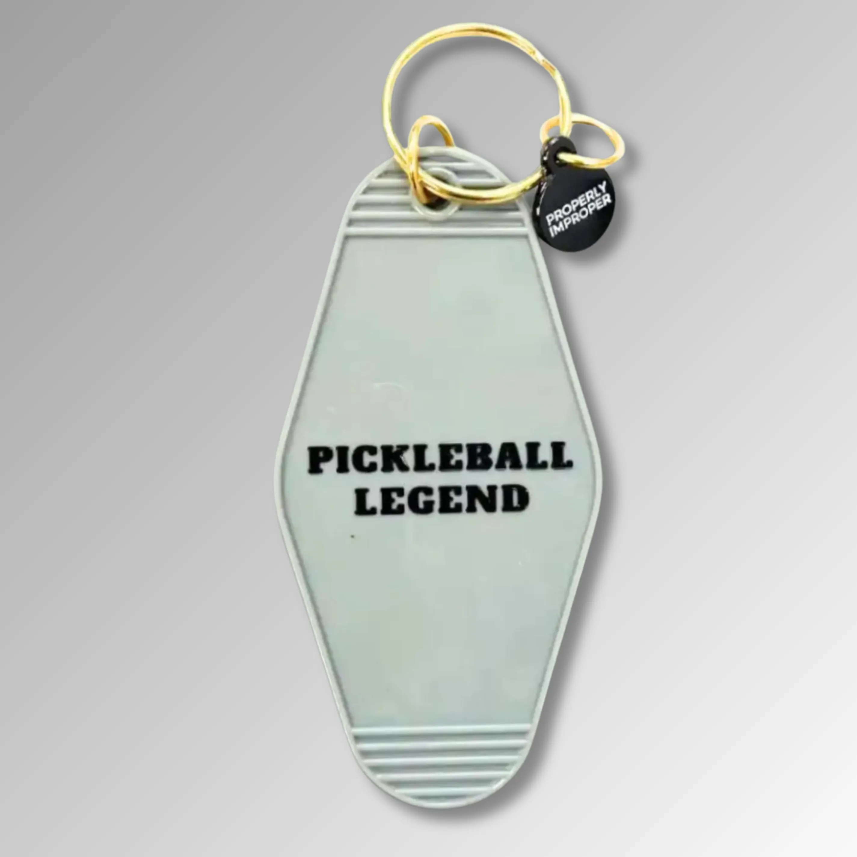 Pickleball Legend - Hot Stamped Motel Keychain