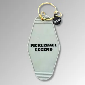Pickleball Legend - Hot Stamped Motel Keychain