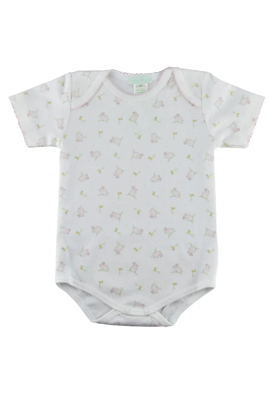 Pink Bunny Baby Girl Romper