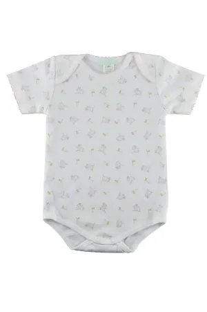 Pink Bunny Baby Girl Romper