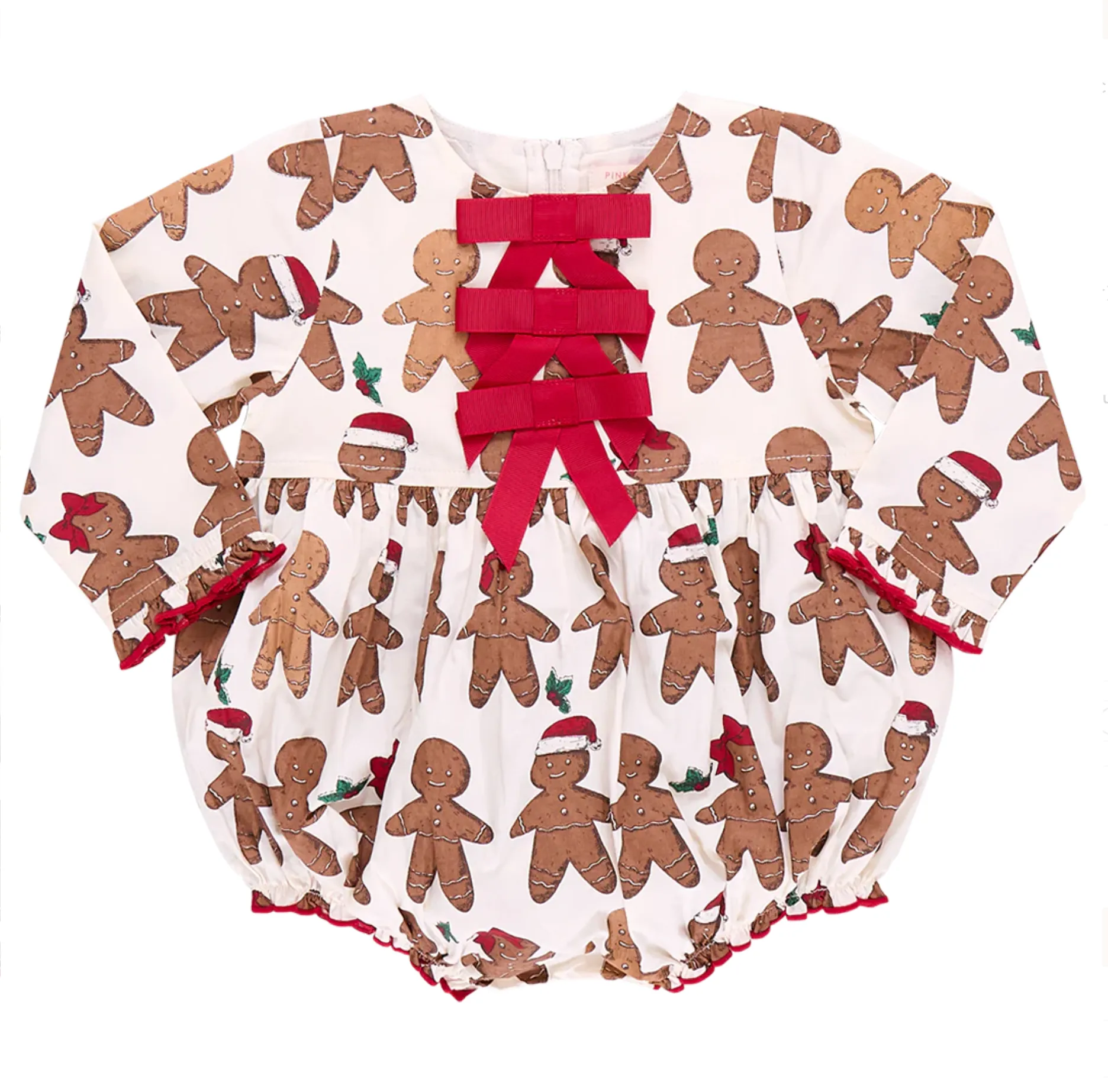 Pink Chicken Baby Girl Gingerbread Cookie Bubble