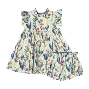 Pink Chicken Baby Girls Jennifer Dress Set - Paper Floral