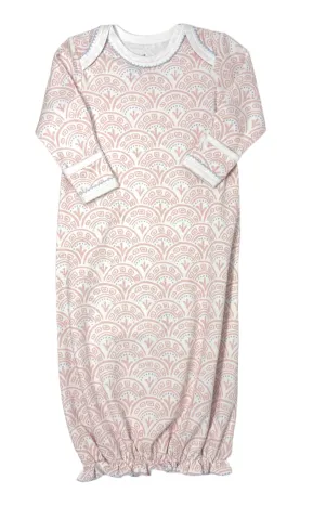 Pink Scallop Gown