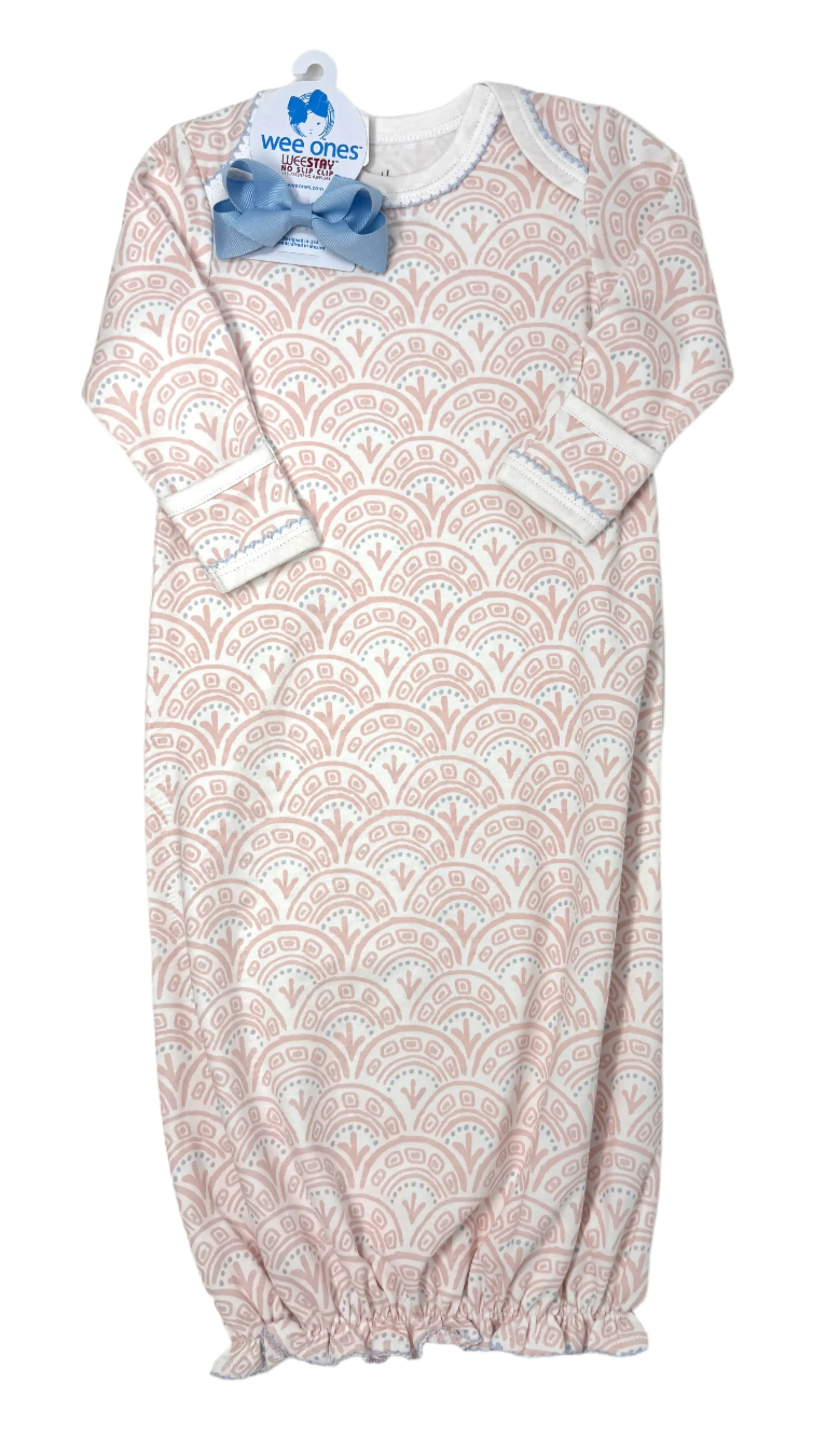 Pink Scallop Gown