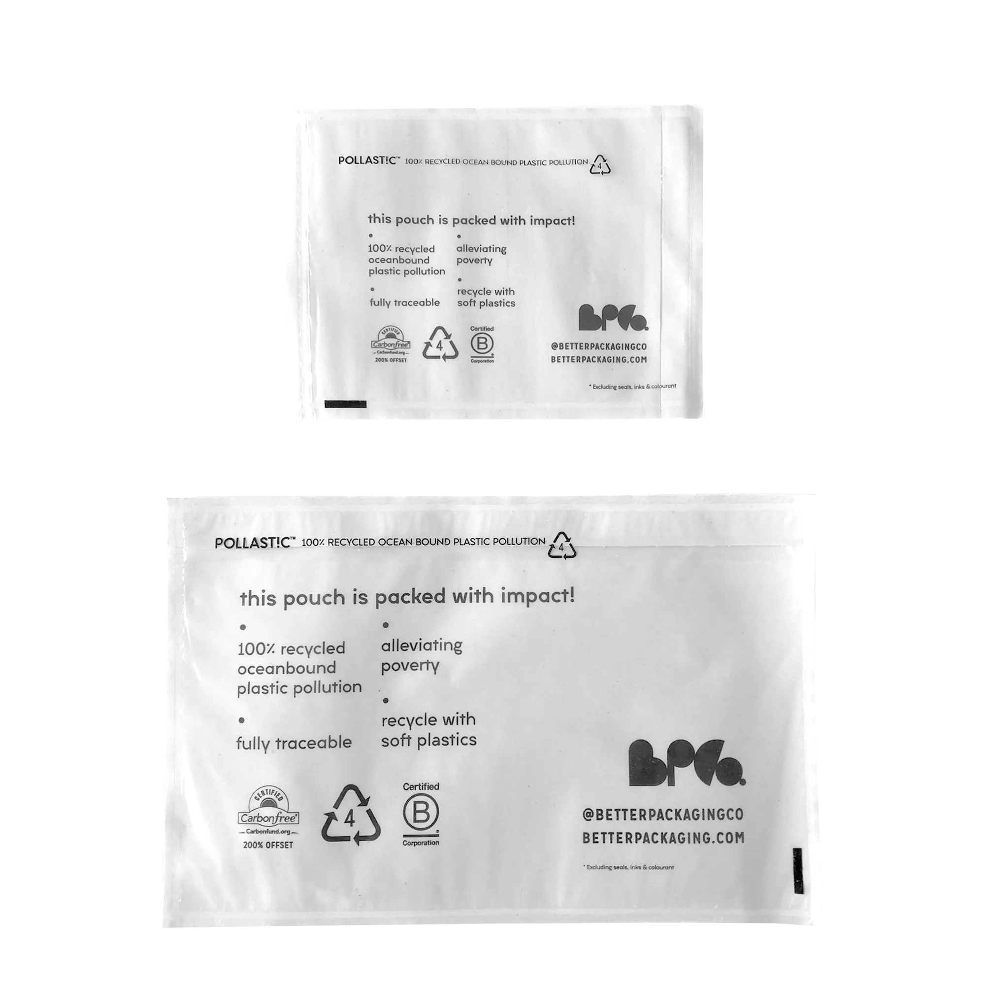 POLLAST!C Shipping Document Pouches