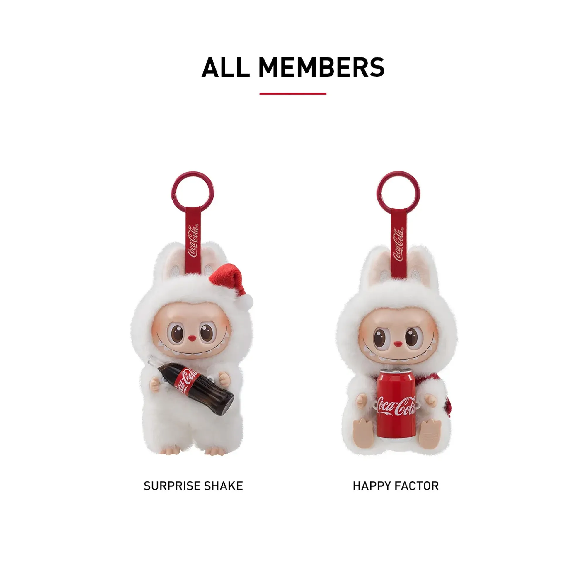 POP MART THE MONSTERS LABUBU COCA-COLA SERIES Vinyl Face (6 Blind Boxes)