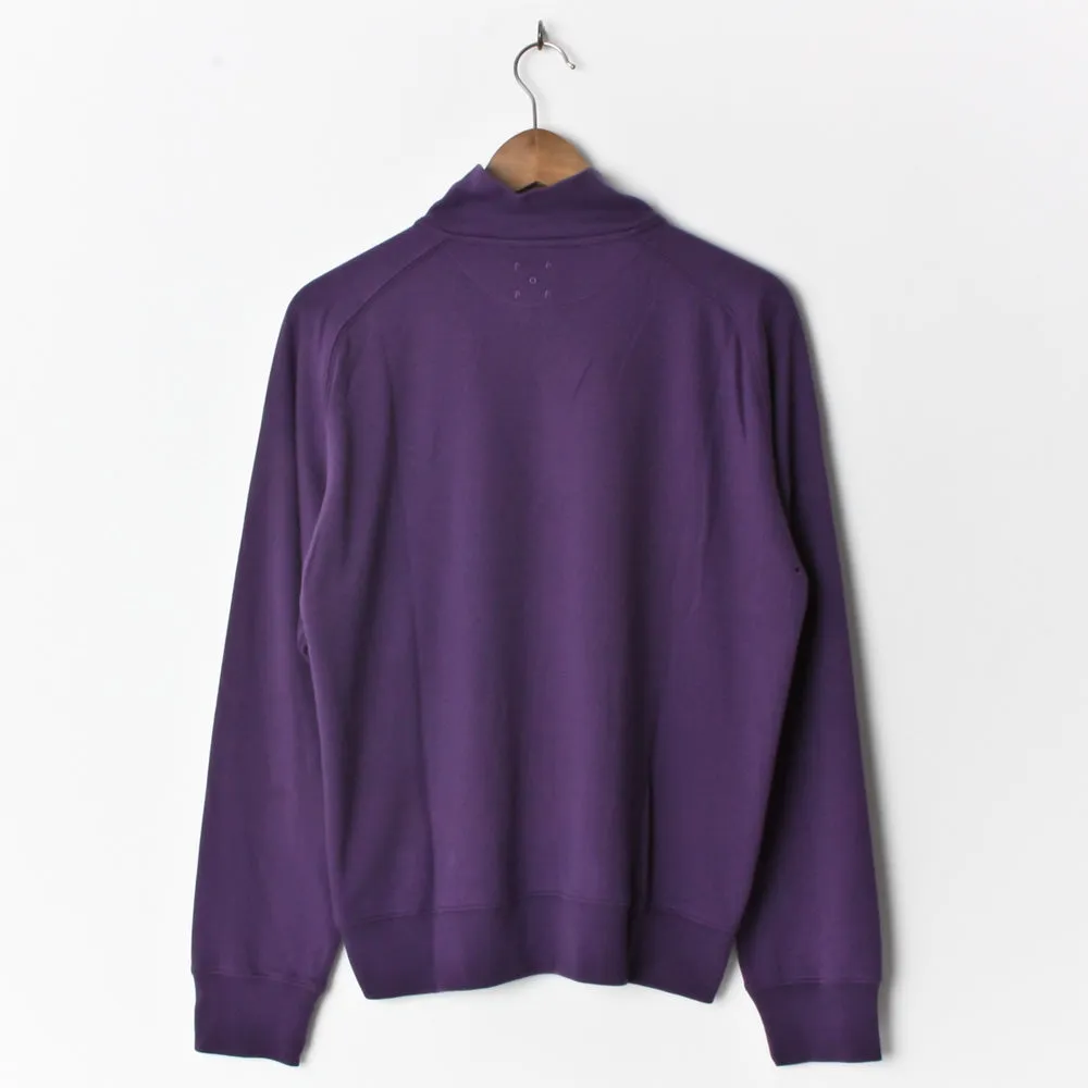 Pop Trading Company SPORTSWEAR COMPANY LIGHTWEIGHT HALFZIP EGGPLANT