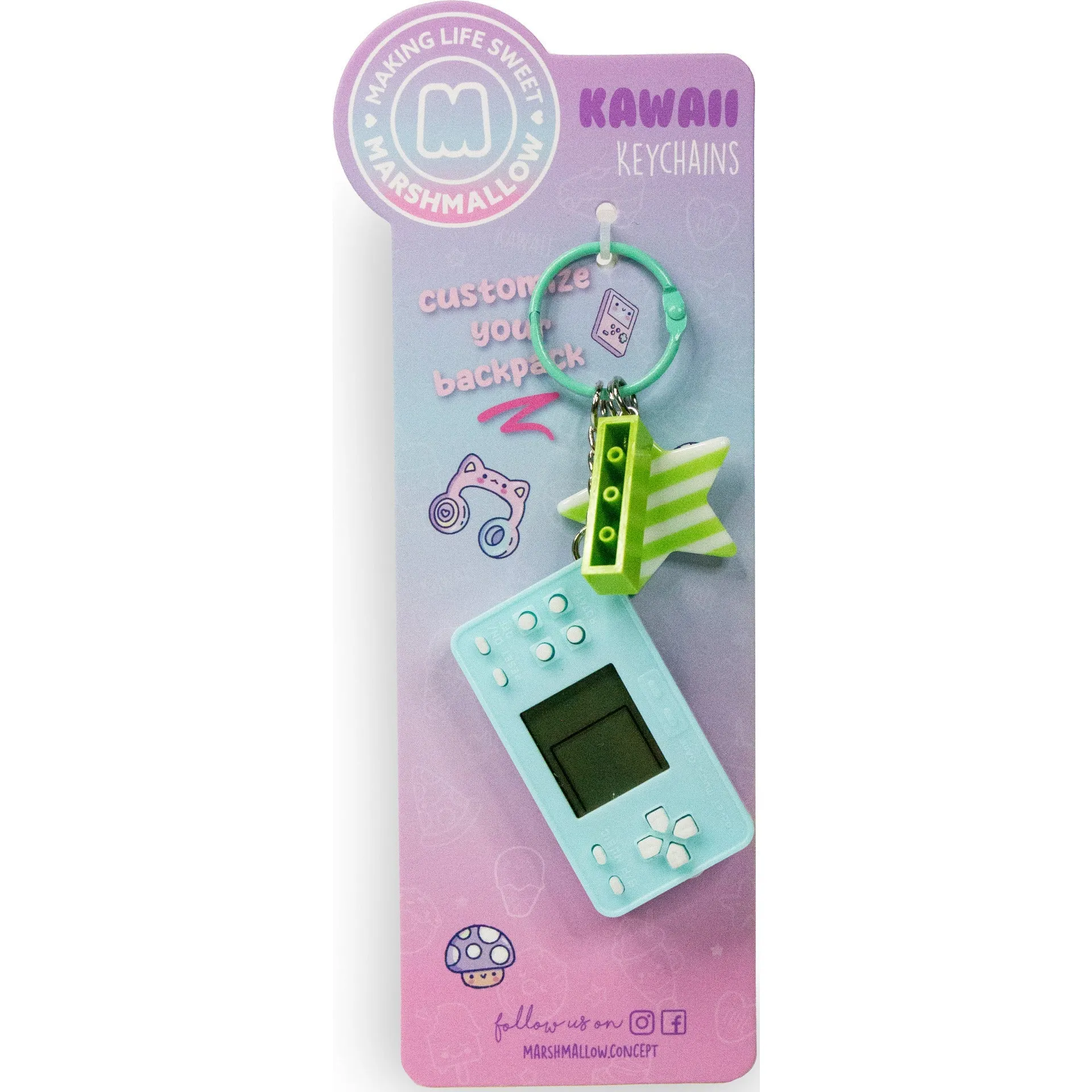 Porta Chaves Gaming Sortido Marshmalllow