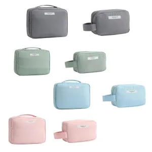Portable Cosmetic Storage Bag 1PC 4Colours 2Sizesr