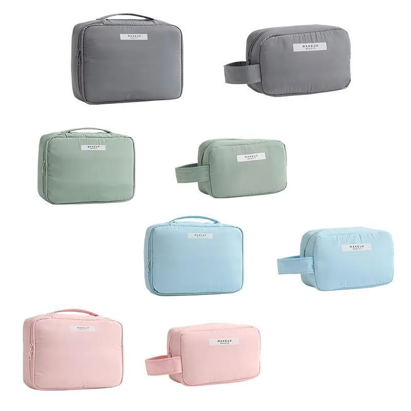 Portable Cosmetic Storage Bag 1PC 4Colours 2Sizesr