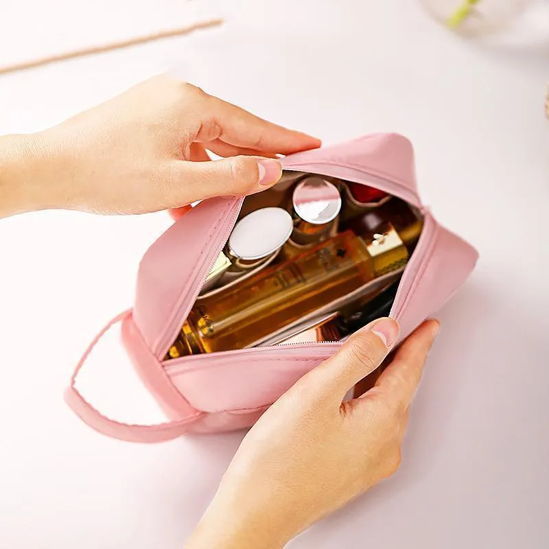 Portable Cosmetic Storage Bag 1PC 4Colours 2Sizesr