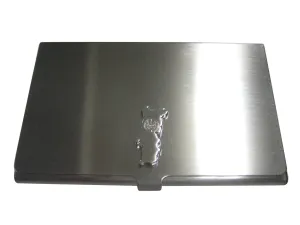 Portugal Map Shape and Flag Design Business Card Holder