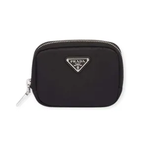 Prada Black Re-Nylon Small Zip-Up Wallet