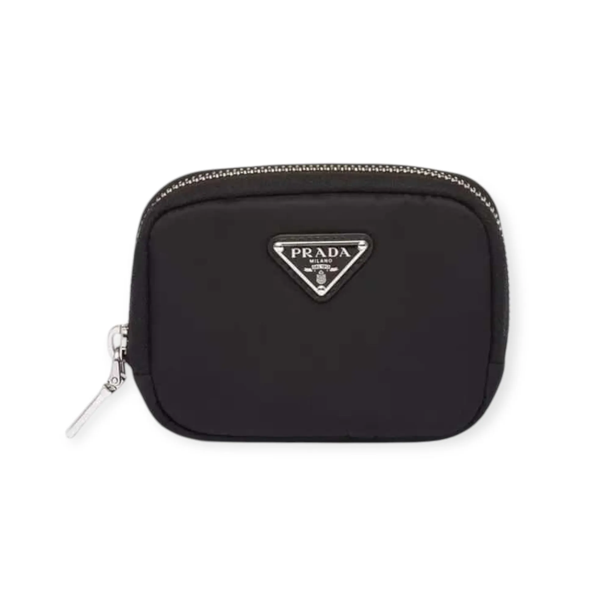 Prada Black Re-Nylon Small Zip-Up Wallet