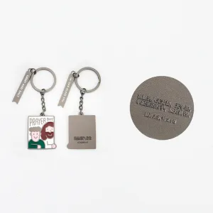 Prayer Boy {Enamel Keychain}
