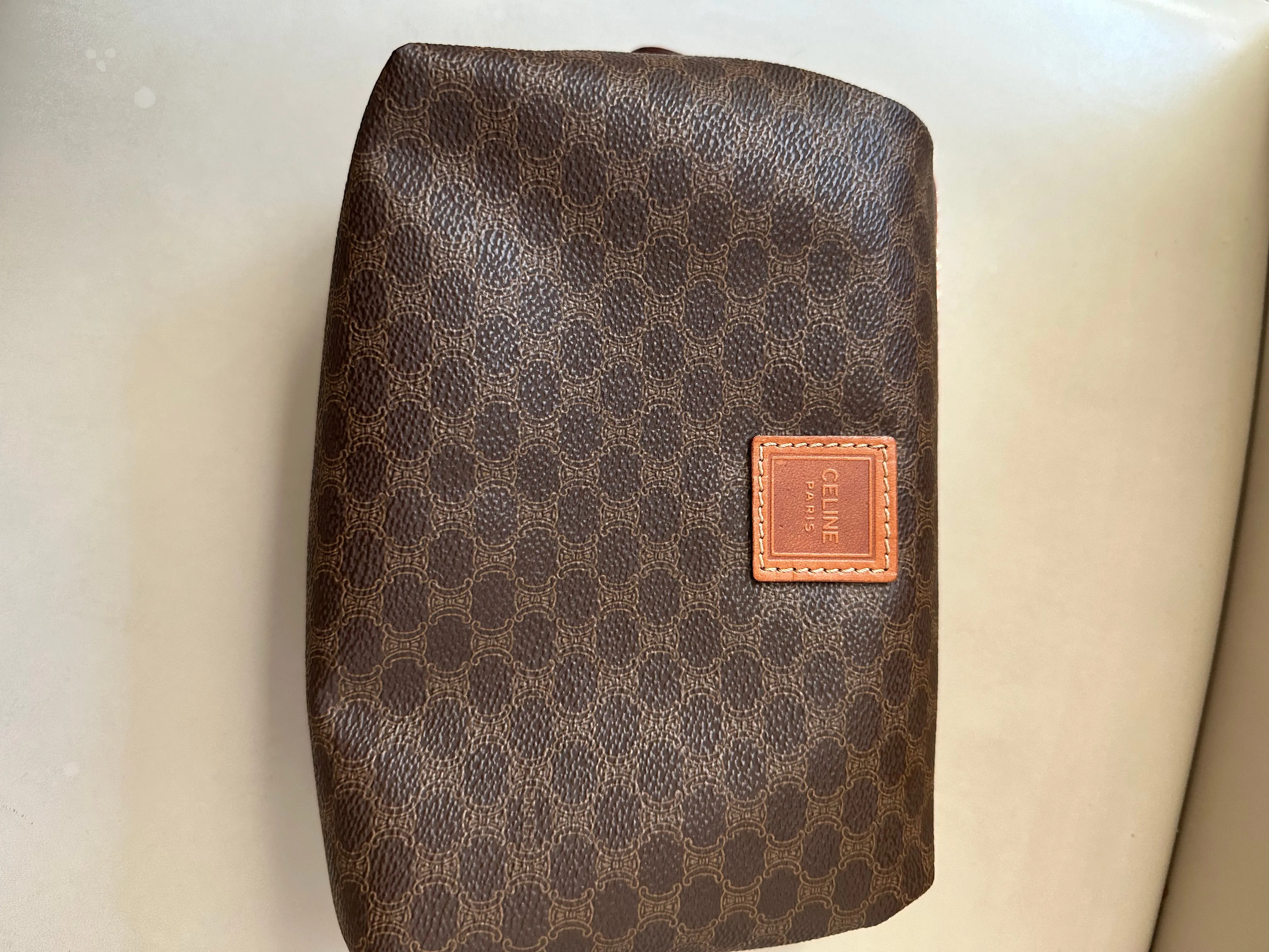 PREOWNED Celine Vintage Cosmetic Case