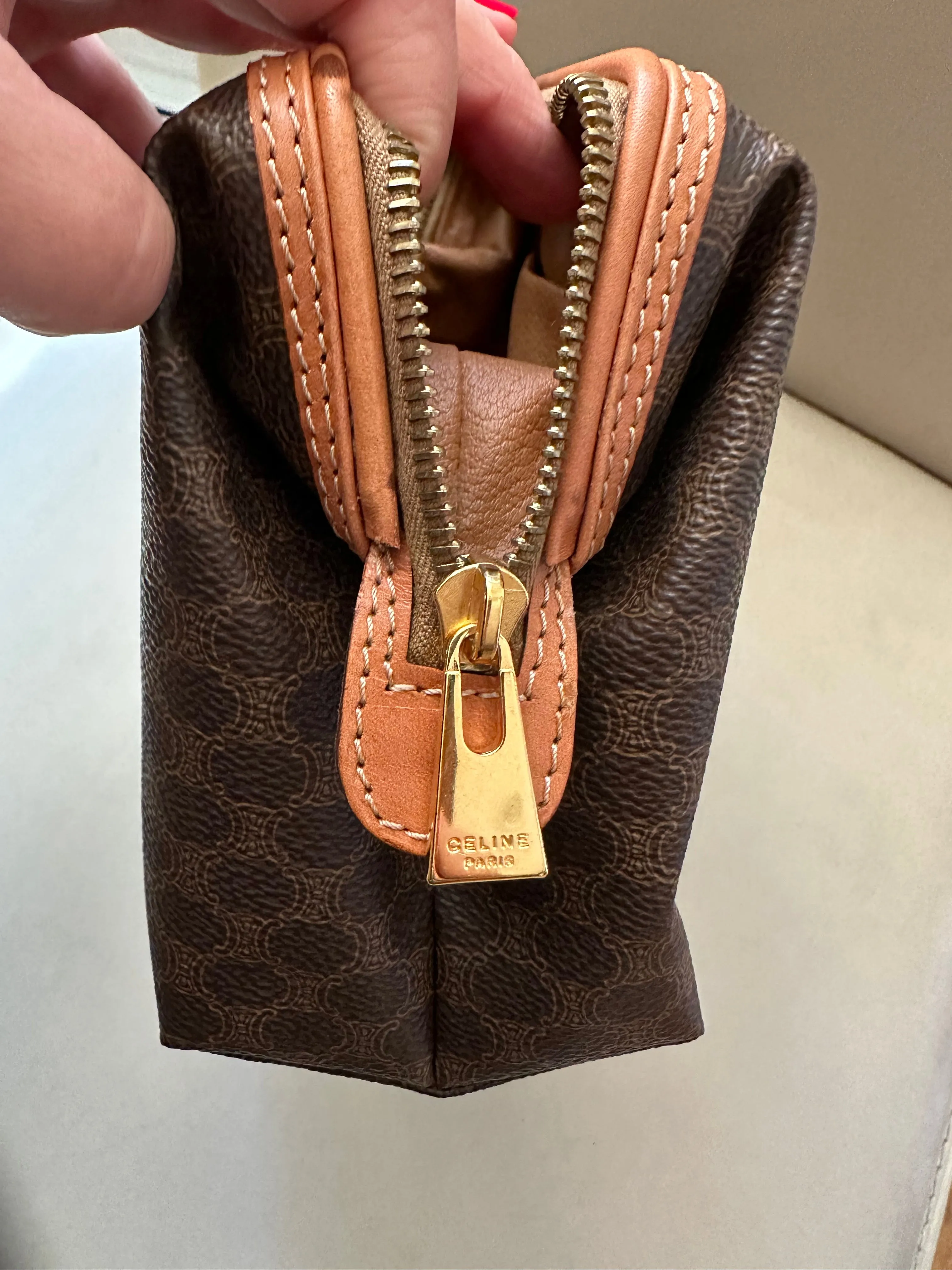 PREOWNED Celine Vintage Cosmetic Case