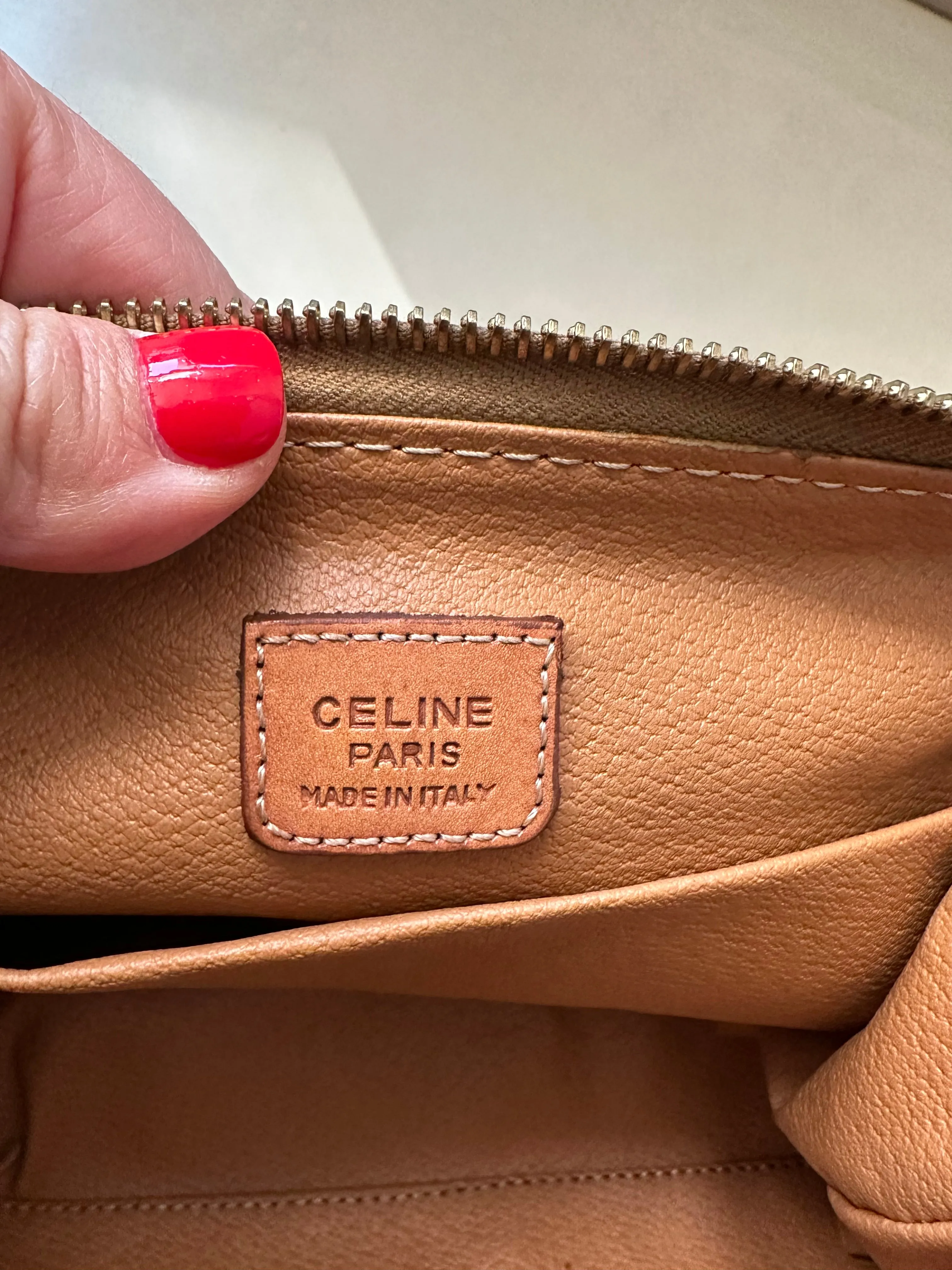 PREOWNED Celine Vintage Cosmetic Case