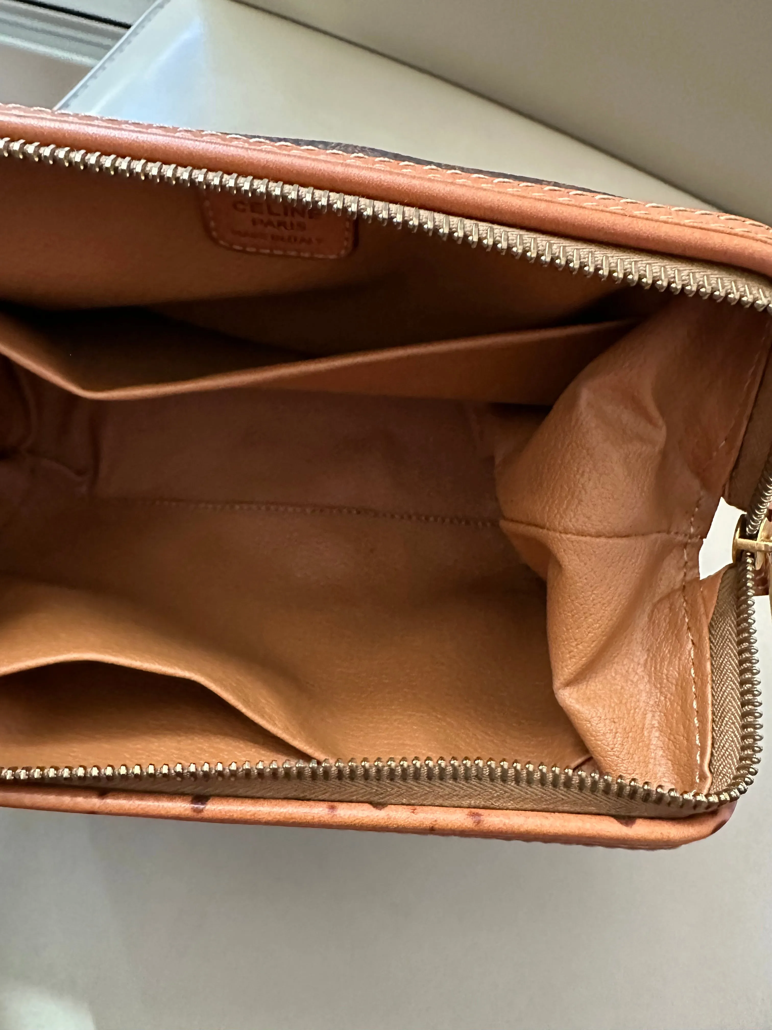 PREOWNED Celine Vintage Cosmetic Case