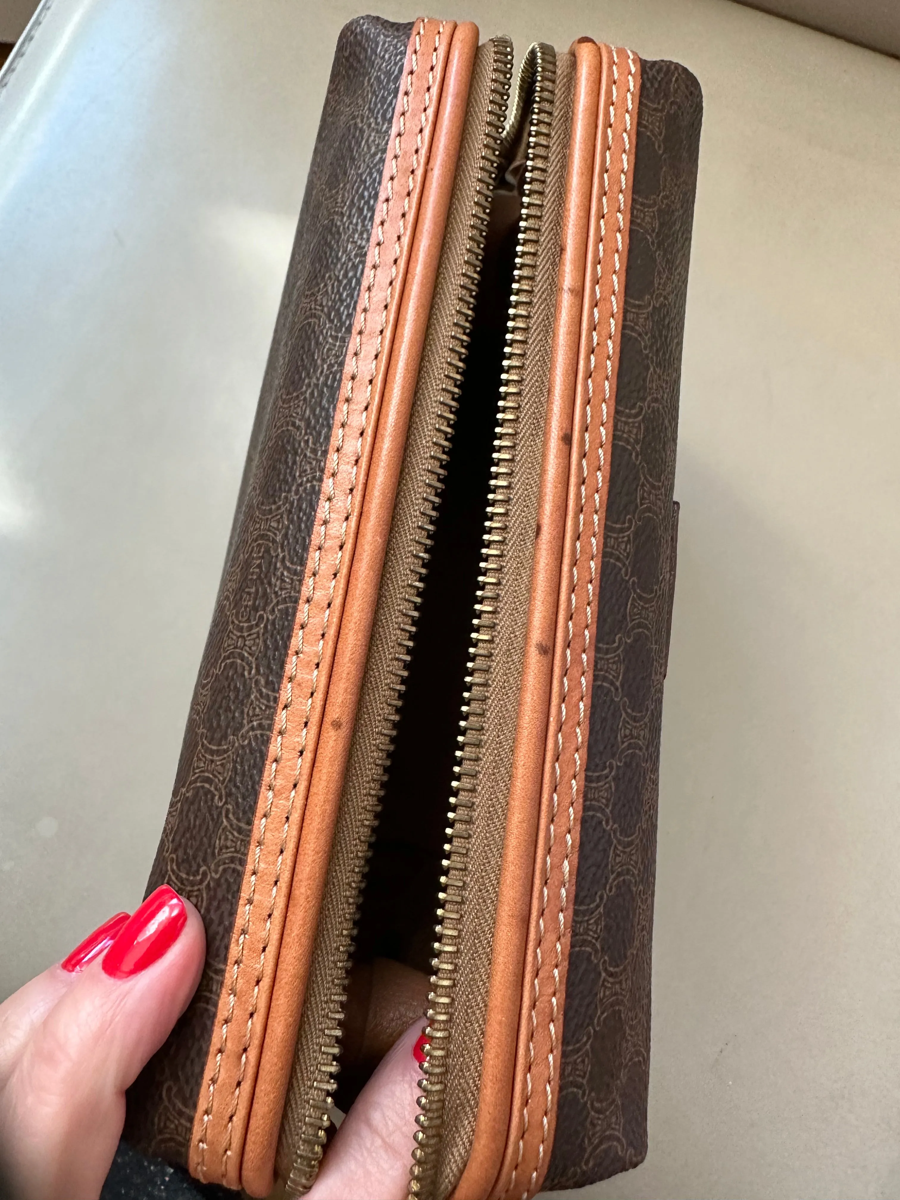 PREOWNED Celine Vintage Cosmetic Case
