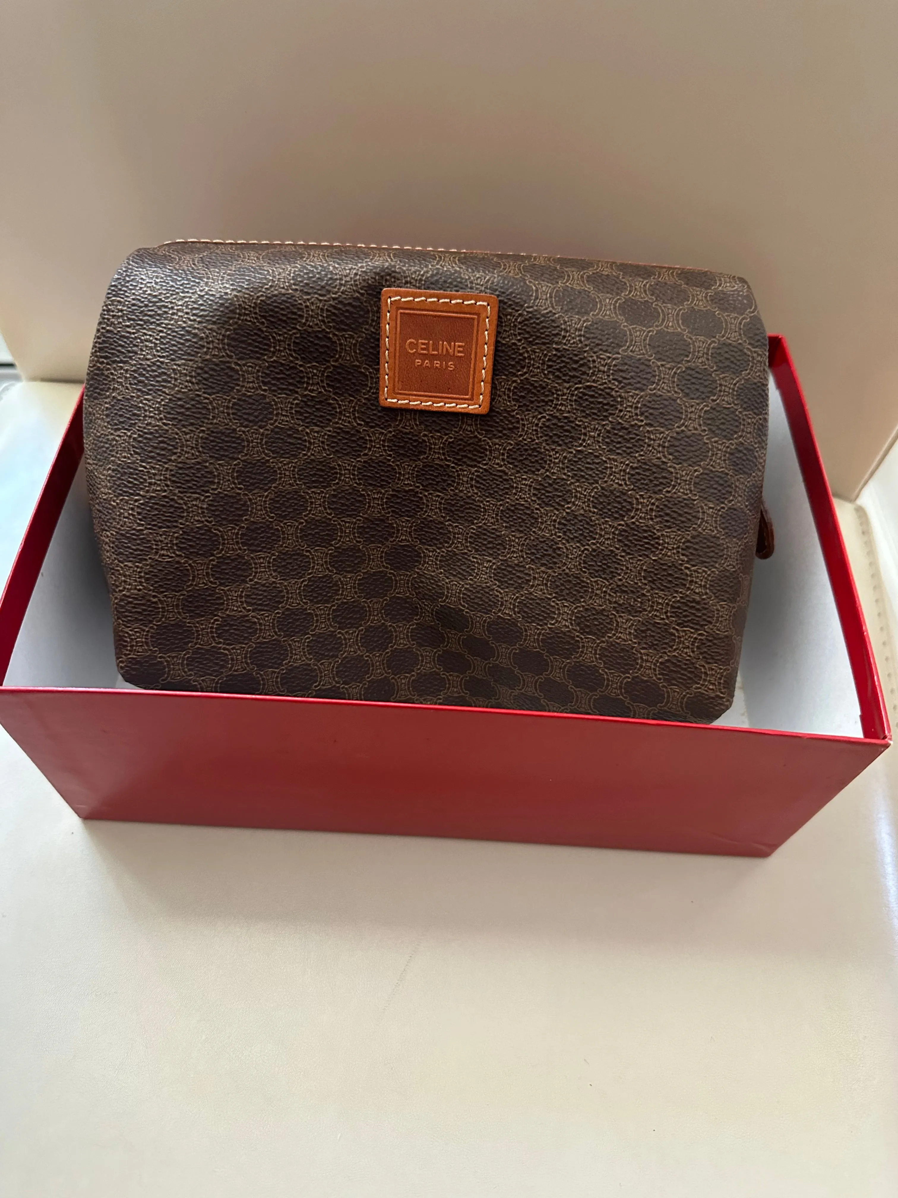 PREOWNED Celine Vintage Cosmetic Case