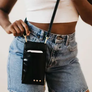 Pretty Simple Double Duty Phone Bag Black