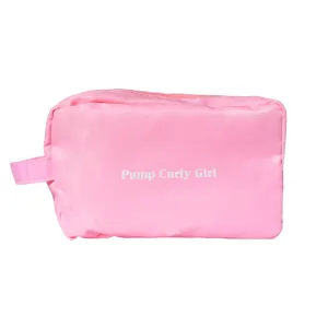 Pump Cosmetic Bag Pink
