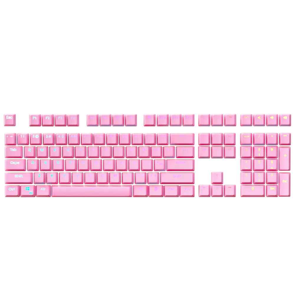 Pure Pink Keycap Set - Kraken Keycaps